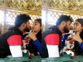 Exclusive video of Assamese lover kissing and fondling breasts