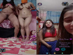 Amateur Indian lesbians go nude in part 4