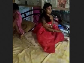 Boudi discovered with her partner