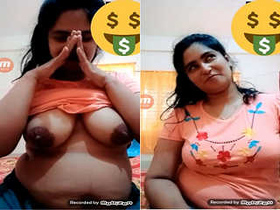 Amateur Indian girl reveals her breasts to a secret admirer