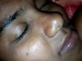 Desi couple's steamy fucking session with hairy pussy