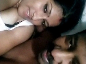 Indian actress gets naughty with amateur couple in sex scandal video