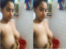 Part 3 of exclusive video of hot Indian girl showing off her boobs and pussy