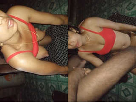Ria Budi's exclusive amateur video features a blowjob and rough sex