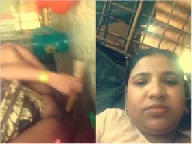 Exclusive video of a naughty Indian bhabhi pleasuring herself