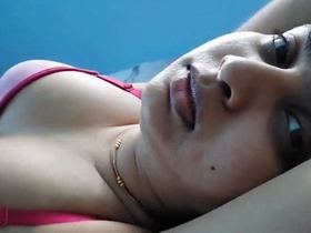 Tamil babe seductively teases in a solo video