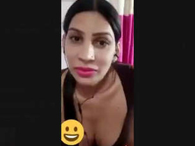 Indian beauty shares intimate moments via video call