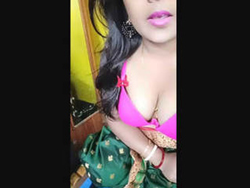 Desi wife strips down for passionate lovemaking
