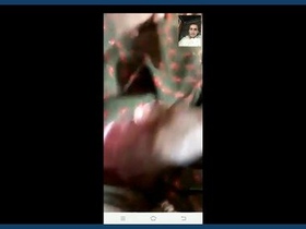 Bhabi from village pleases her lover with a striptease