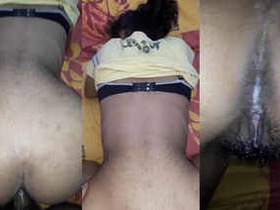 Indian teen gets pounded in doggy style by her boyfriend