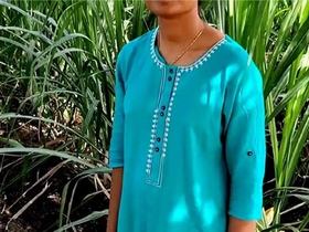 Desi girl's steamy sex tape in a village