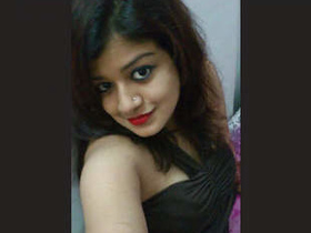 Small-breasted cutie goes nude in part 1 of video series