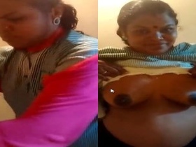 Tamil aunty boobs and big aunty sex video in petrol bank