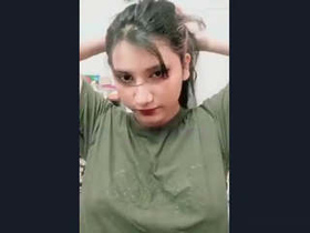 Desi beauty flaunts her ample bosom in part 4