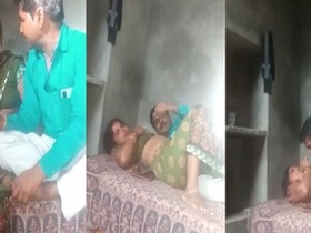 Desi slut gets naughty with a customer in a village