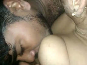 Newlyweds' passionate sucking and fucking on camera