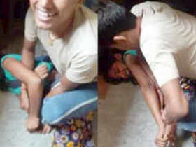 Indian couple enjoying each other's company