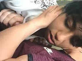 Pakistani girl gives her boyfriend a blowjob in the video