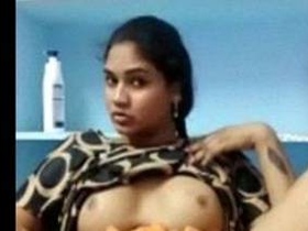 Mallu wife indulges in solo play while on video call with her boyfriend