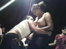 Captivating nude dance captured on film in rural setting