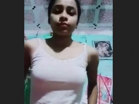 Bengali girl flaunts her private parts