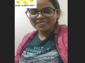 Cute Indian girls show off in a steamy lesbian video