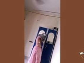 Aunty Radha from the village gets naughty on camera