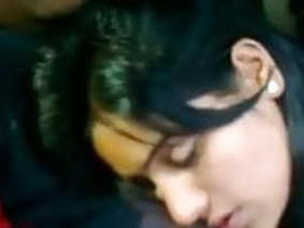Hindi girl gets fucked in car