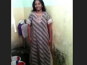 Indian bhabhi with a tough face and hard body shows off in a steamy video