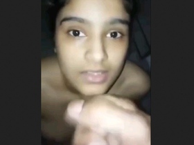 Cute Punjabi girl eagerly waiting for a facial