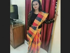Cute desi girl from village in amateur video