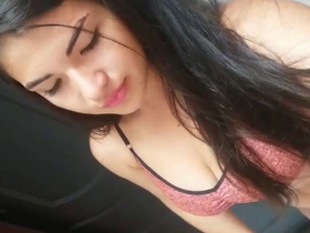 Indian beauty pleasuring herself by dry humping