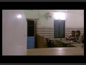 Watch a couple enjoy a romantic dinner at a restaurant in India