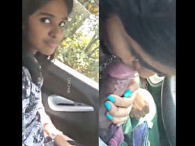 Chennai babe sucks big dick on the road