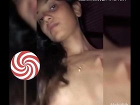 Indian TikTok star Sanjana Pandit shows off her naked body in a sex scandal video