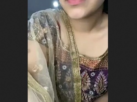 Curvy bhabi in a business suit