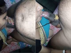 Exclusive video of Desi Budi's boob job and blowjob skills