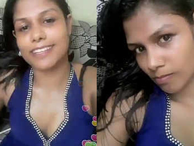 Attractive and aroused girl displays her seductive expressions