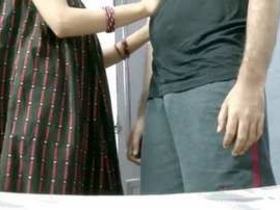 Desi couple engages in steamy sex with Hindi conversation