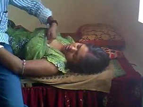 Indian sister-in-law and brother-in-law at home