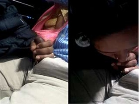 Exclusive video of Indian couple's wild bus romance and blowjob