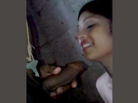 Newly married couple enjoys steamy bathroom sex