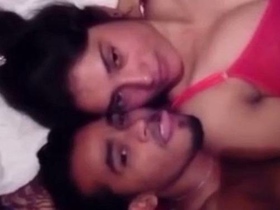 Indian couple shares passionate kissing and fucking in real sex video