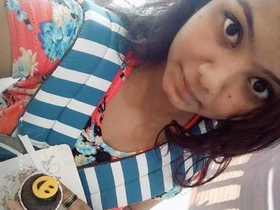 Indian girl flaunts her big boobs in front of her boyfriend