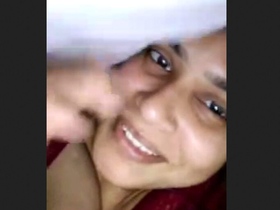 The cute girl reveals all in a steamy video