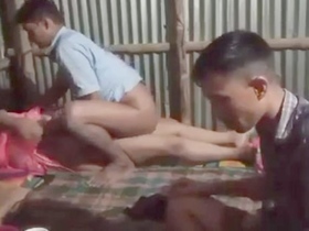 Wife and friend enjoy each other in steamy video