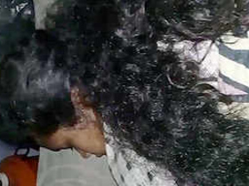 Tamil aunty Tia flaunts her tits and ass in a solo video