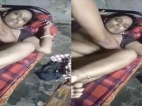 Desi village aunty gets fucked hard in village sex video