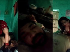 Desi couple indulges in steamy nighttime sex