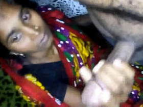 Indian village bhabhi masturbates in front of camera